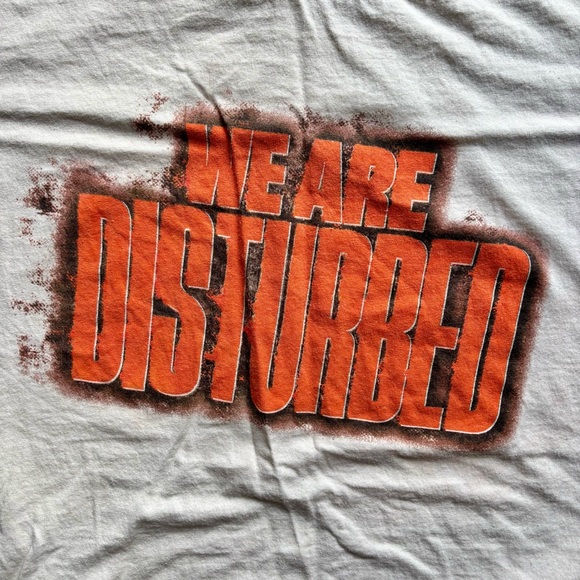 Disturbed 2023 Concert Tour Shirt XL Heavy Metal Rock - Picture 1 of 5